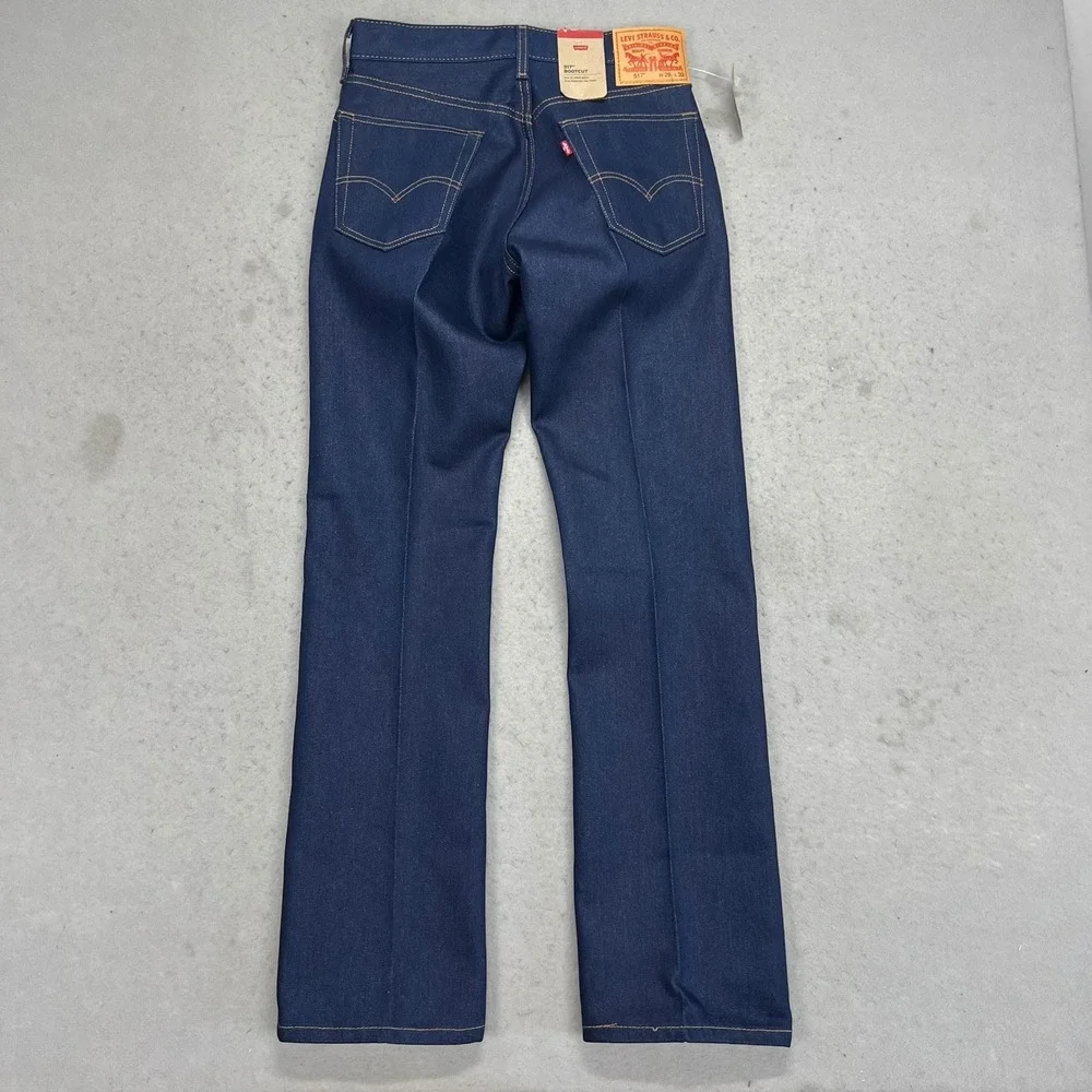 NEW Levis 517 Bootcut Jeans Mens 29x32 Rigid Indigo Blue Denim 100% Cotton Rodeo